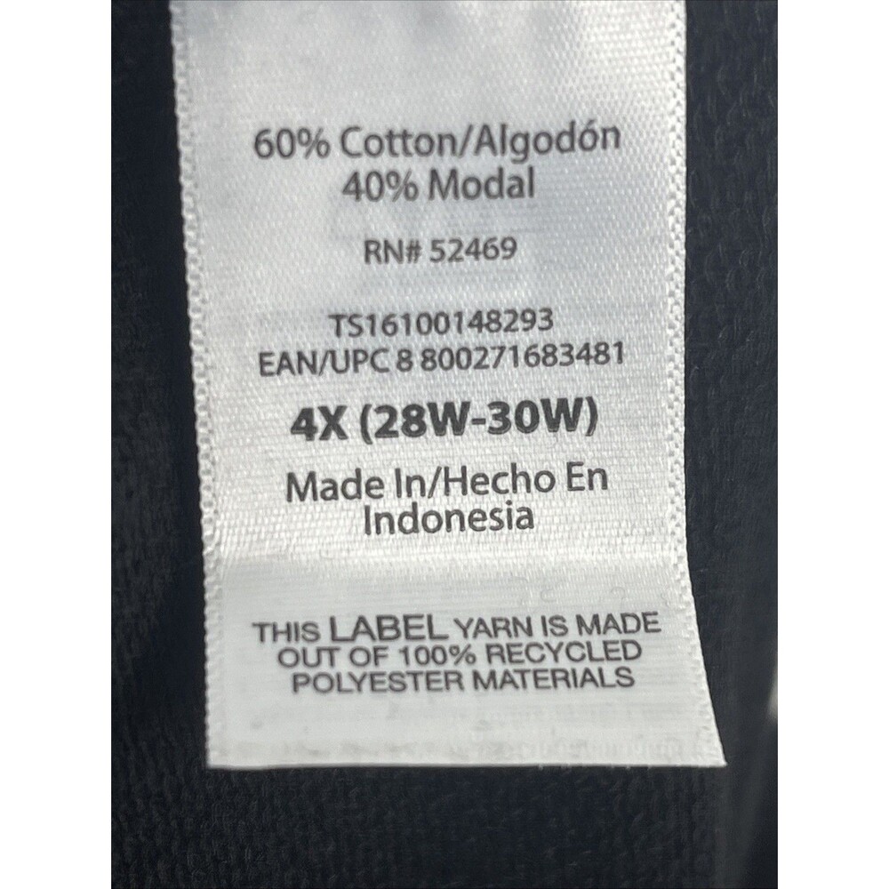 TERRA & SKY Drawcord Knit Shorts Sweat Black Size 4X 28W-30W NEW - Picture 7 of 10